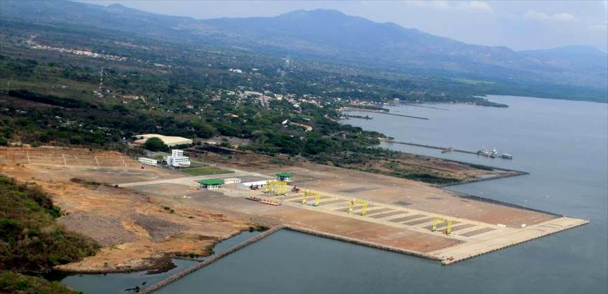 An aerial image of the Port of La Union in El Salvador. Photo | Public Domain