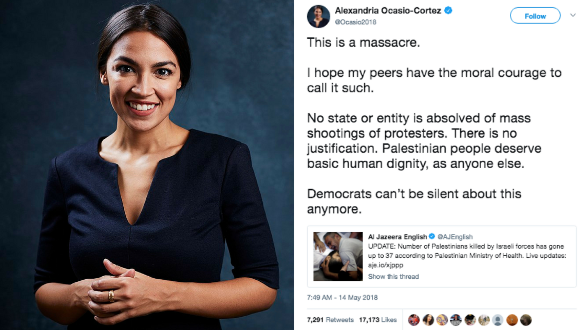 Ocasio-Cortez “Evolves” Her Position on Palestine to Please Zionist Democratic Mega-Donors