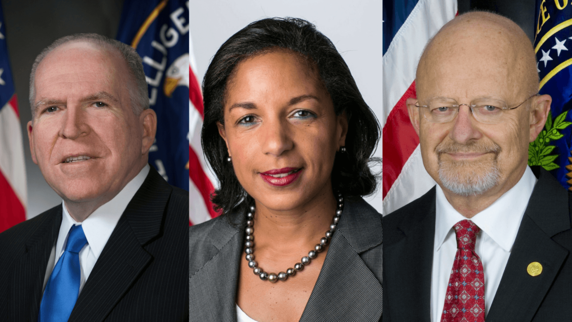 Former Obama-era intelligence officials.