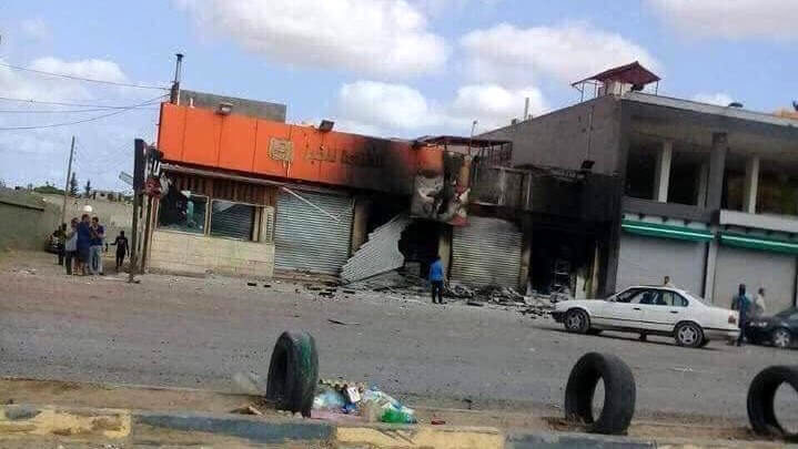 The aftermath of recent clashes which took place in Tripoli, Libya. Twitter | Nadia Ramadan