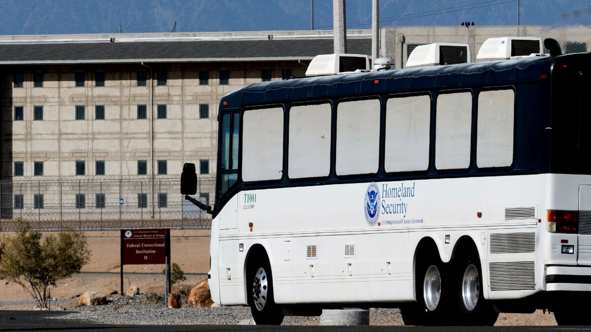 Autobús de la prisión de Victorville