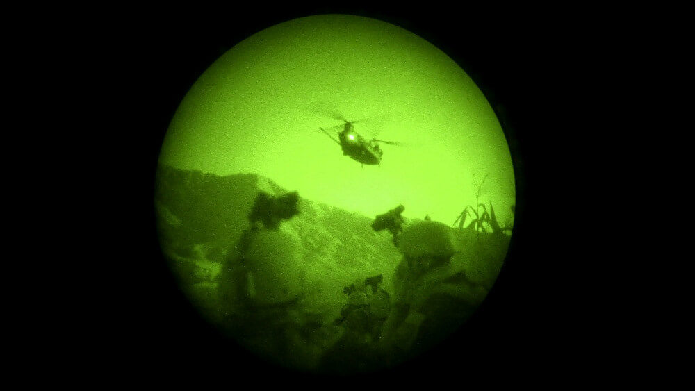 Afghan Special Security Forces (ASSF), advised by U.S. Special Forces, prepare to load an MH-47 Chinook Helicopter in Kapisa province, Afghanistan, Aug. 25, 2018. Photo | DVIDS