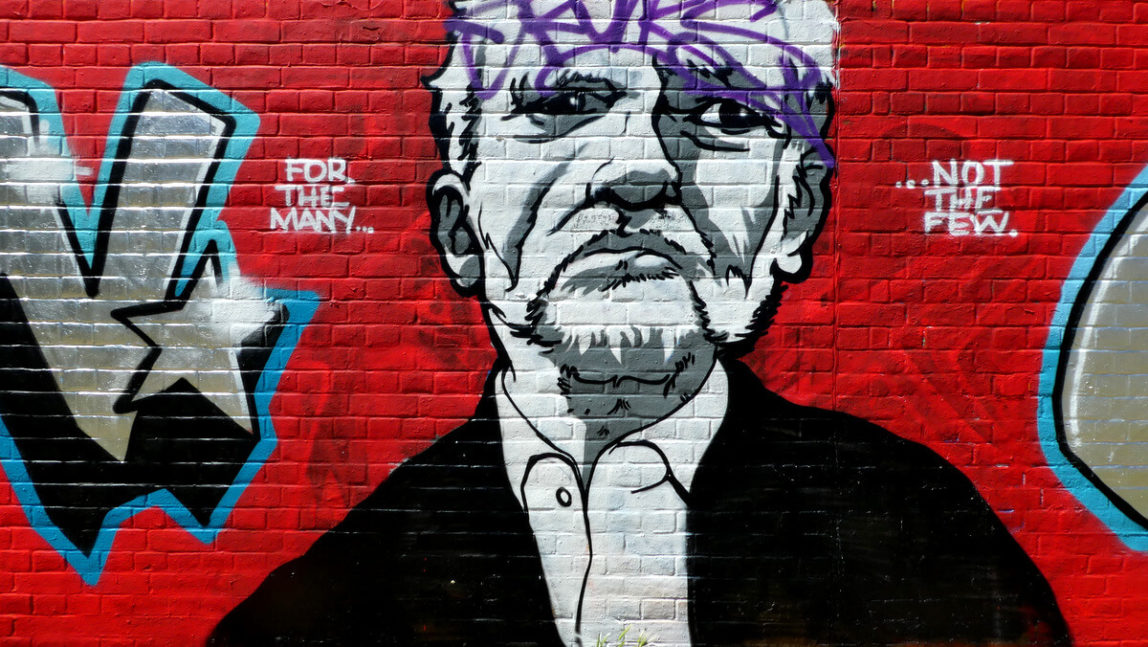 Jeremy Corbyn Graffiti