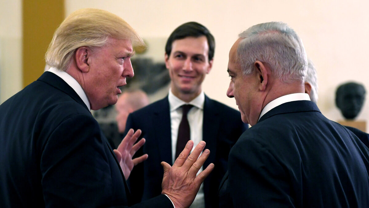 Trump Kushner Netanyahu