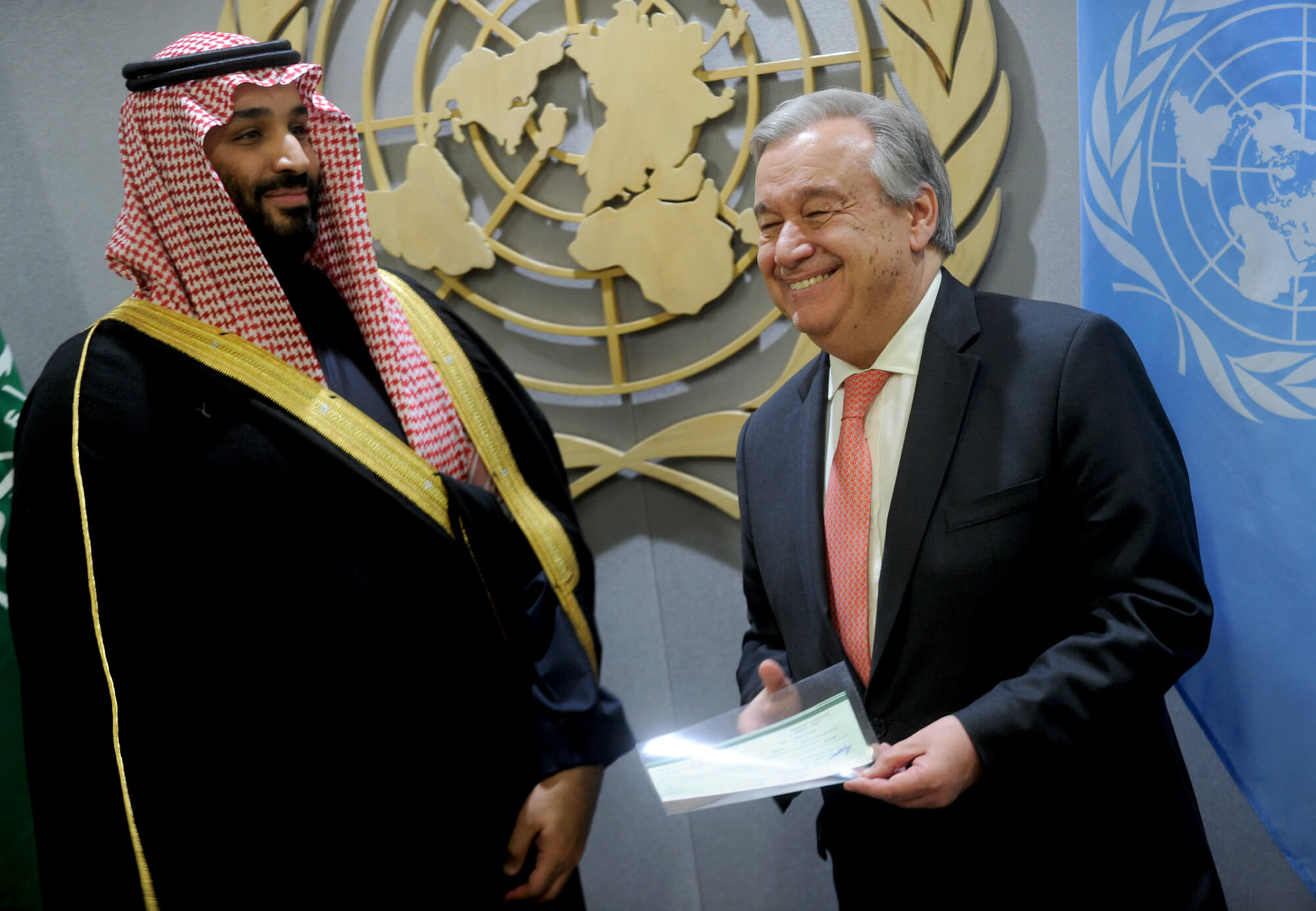 沙特阿拉伯联合国捐款
