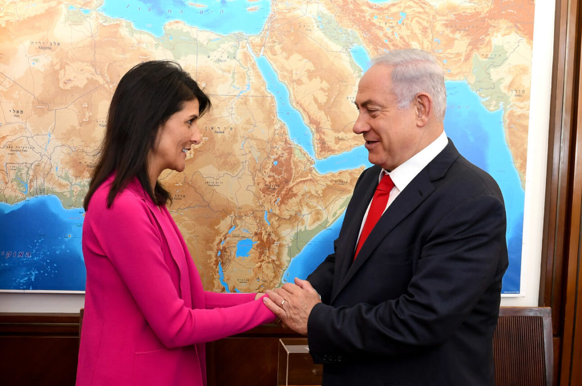 Nikki Haley | Benjamin Netanyahu