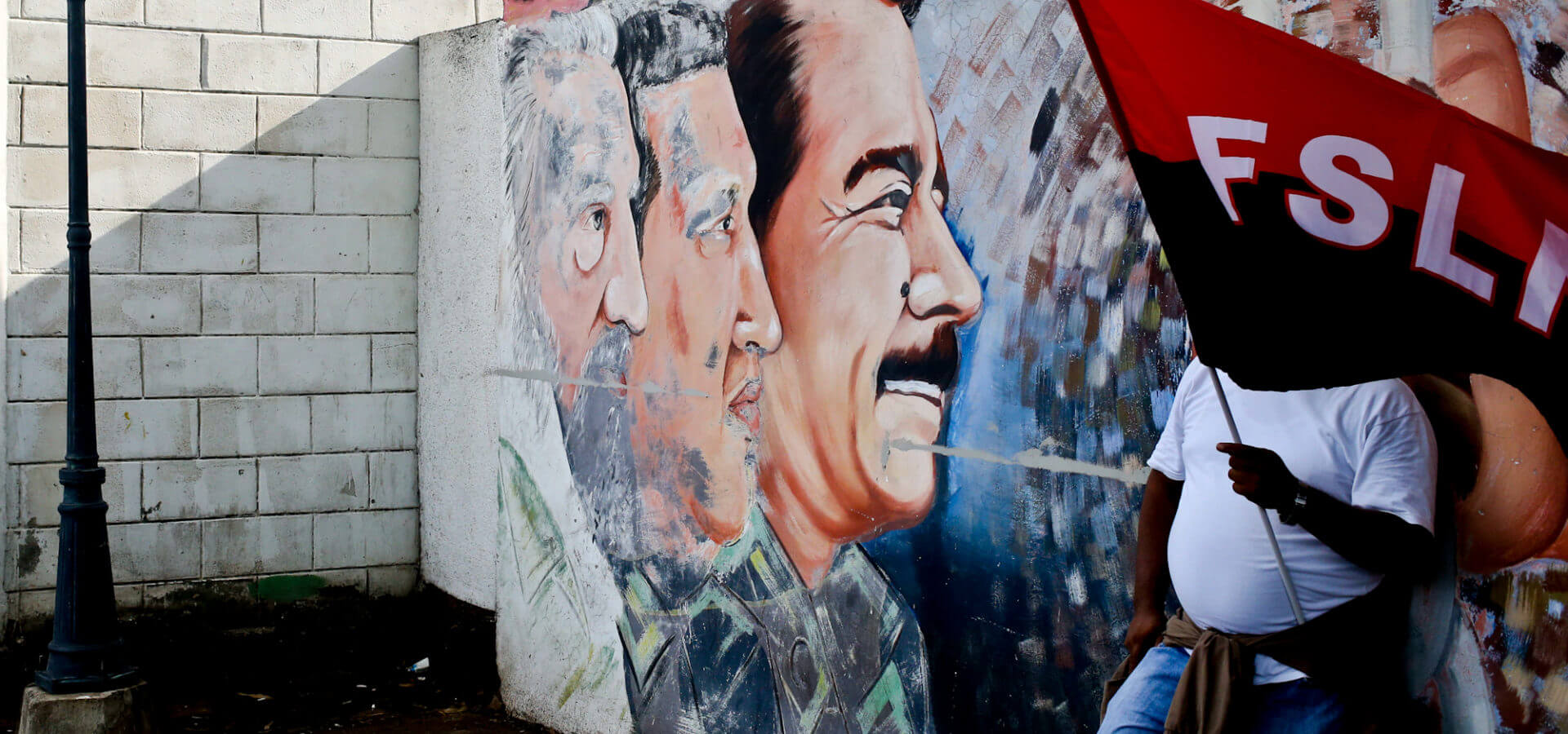Nicaragua Cuba Venezuela Mural