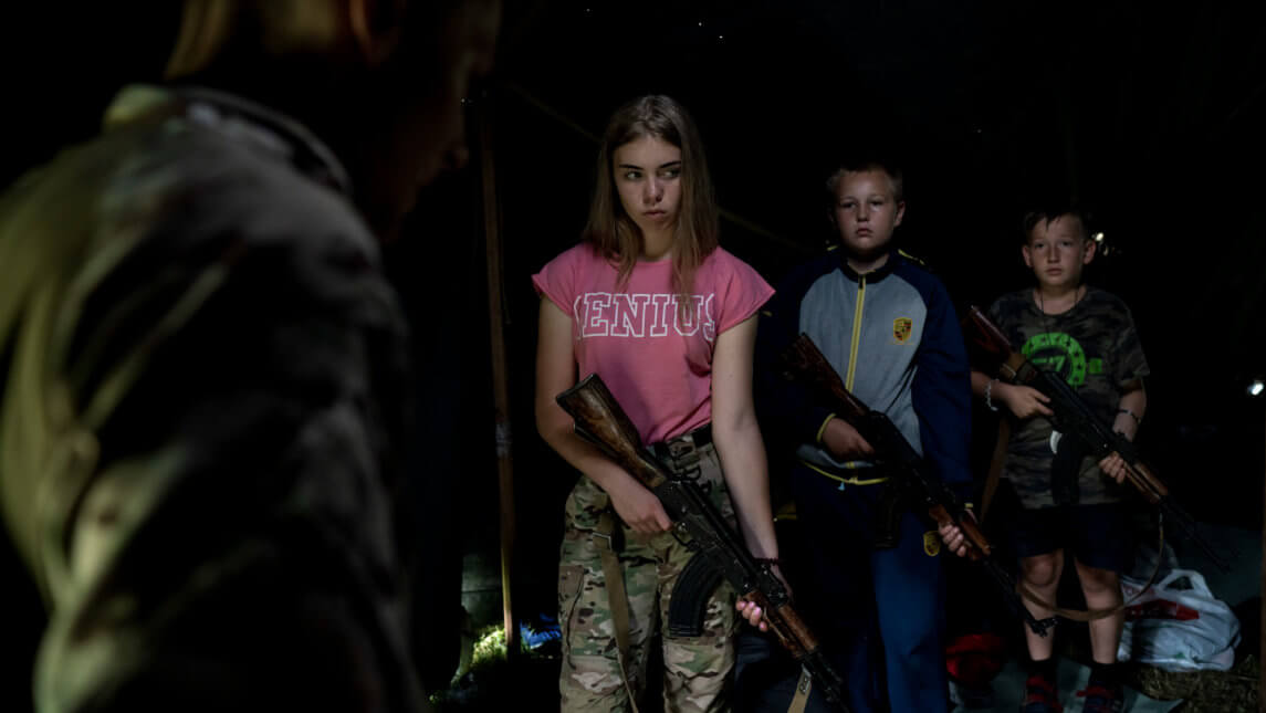 Teaching Kids to Kill at a Far Right Nationalist Summer Camp in Ukraine