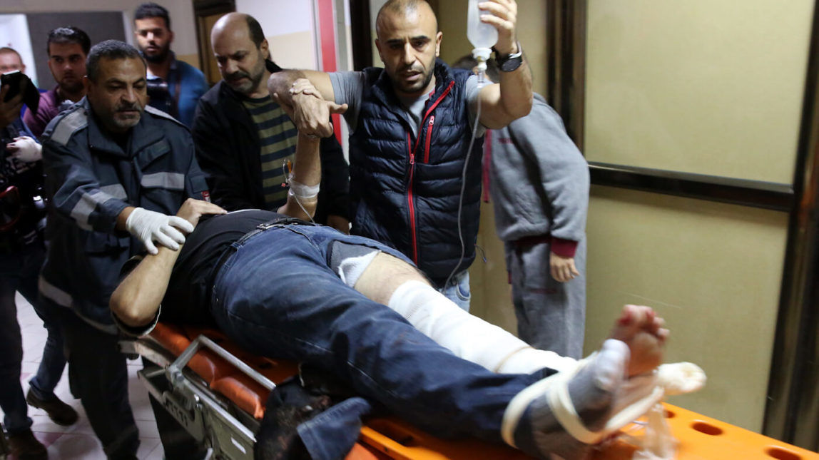 IDF Shoots AP Cameraman in Press Vest Covering Gaza Protests