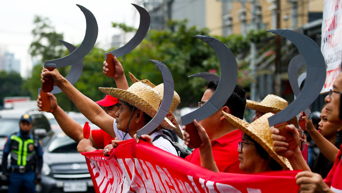 Philippines protesters commemorate killing of thirteen protesting farmers