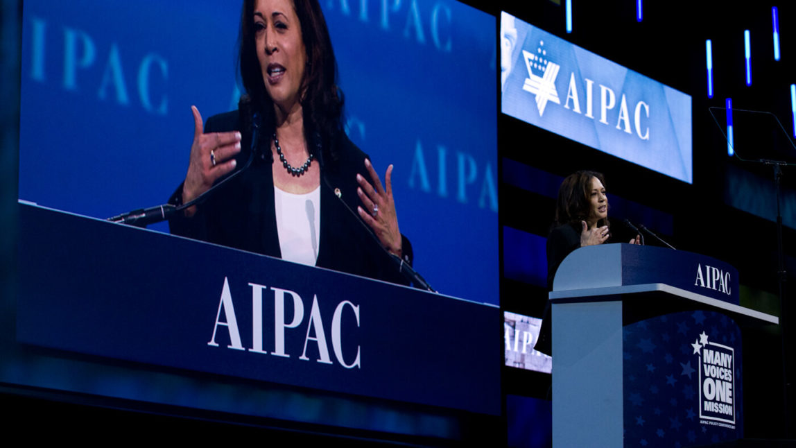 Kamala Harris Dons Progressive Mantle in Public, Strips it Off in Private as She Courts Israel Lobby
