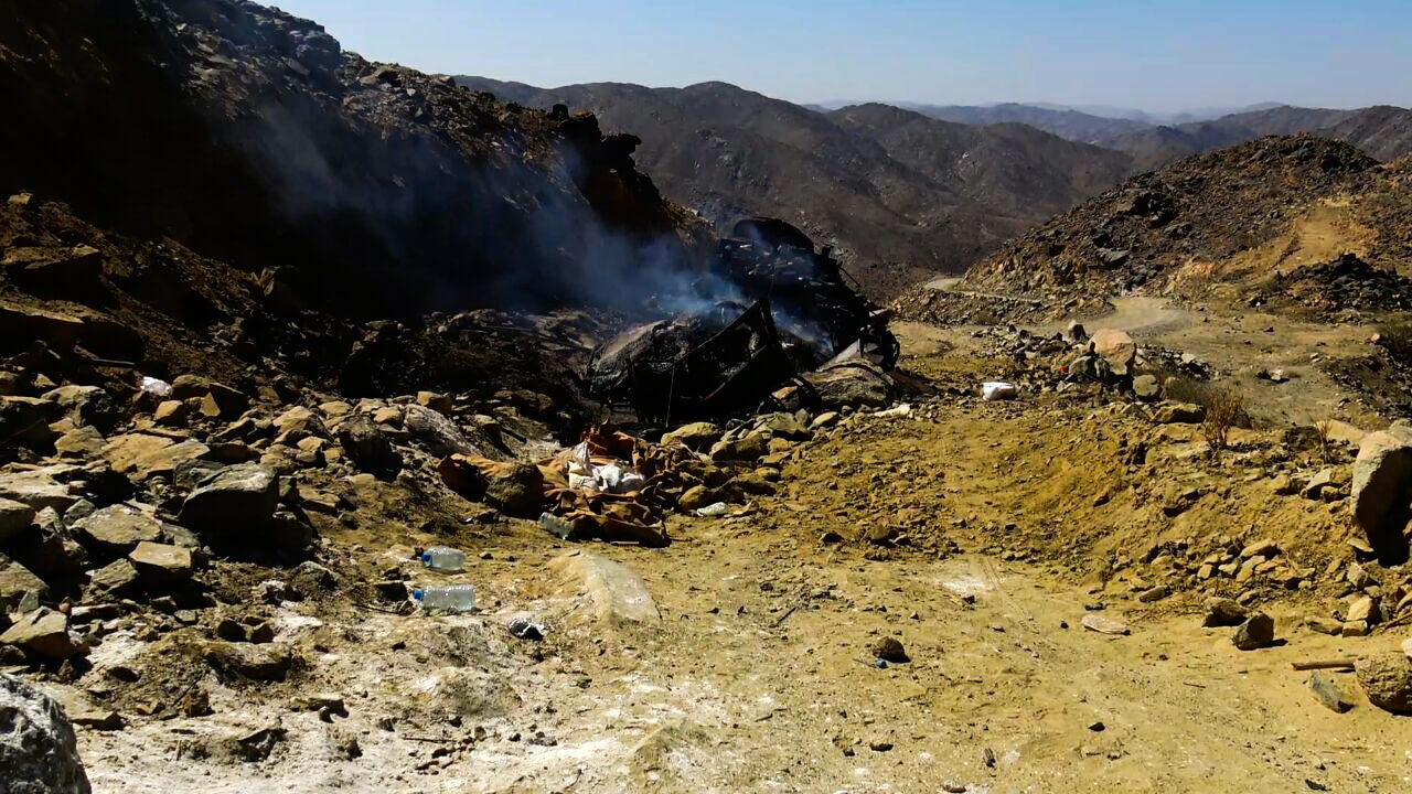 Saudi airstrike UN aid truck Yemen