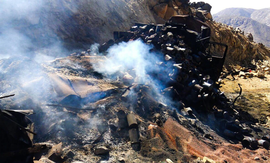 Saudi airstrike UN aid truck Yemen