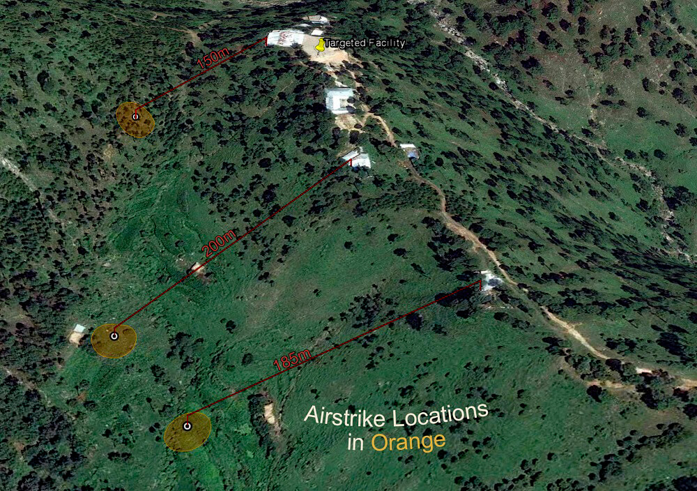 Kashmir | India airstrike map