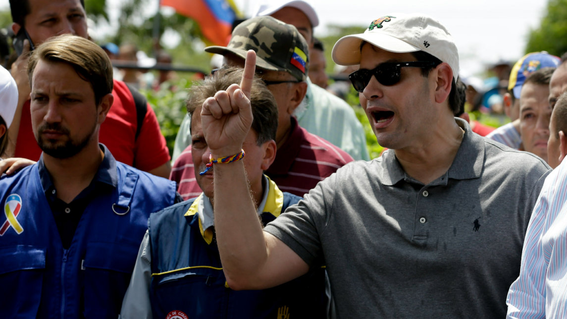 Сенатор Марко Рубио: США должны инициировать массовые беспорядки в Венесуэле