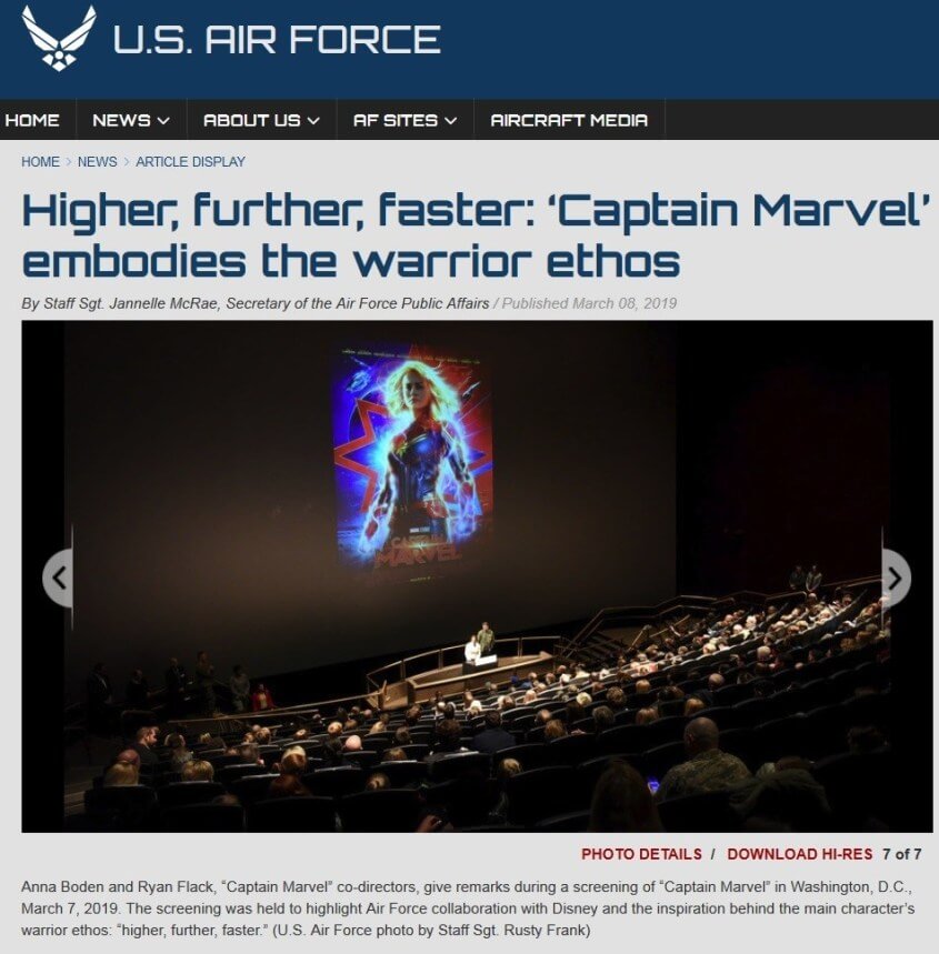 air-force-captain-marvel-screening