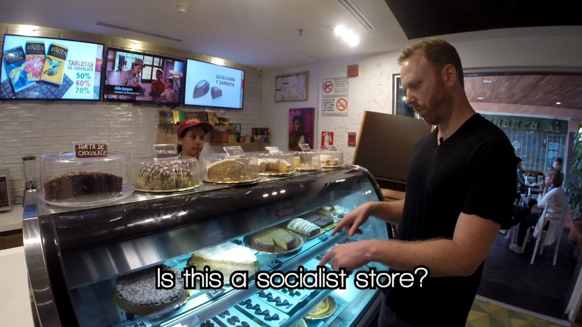 Max Blumenthal Searches for Communist Dictatorship at Venezuelan Luxury Mall