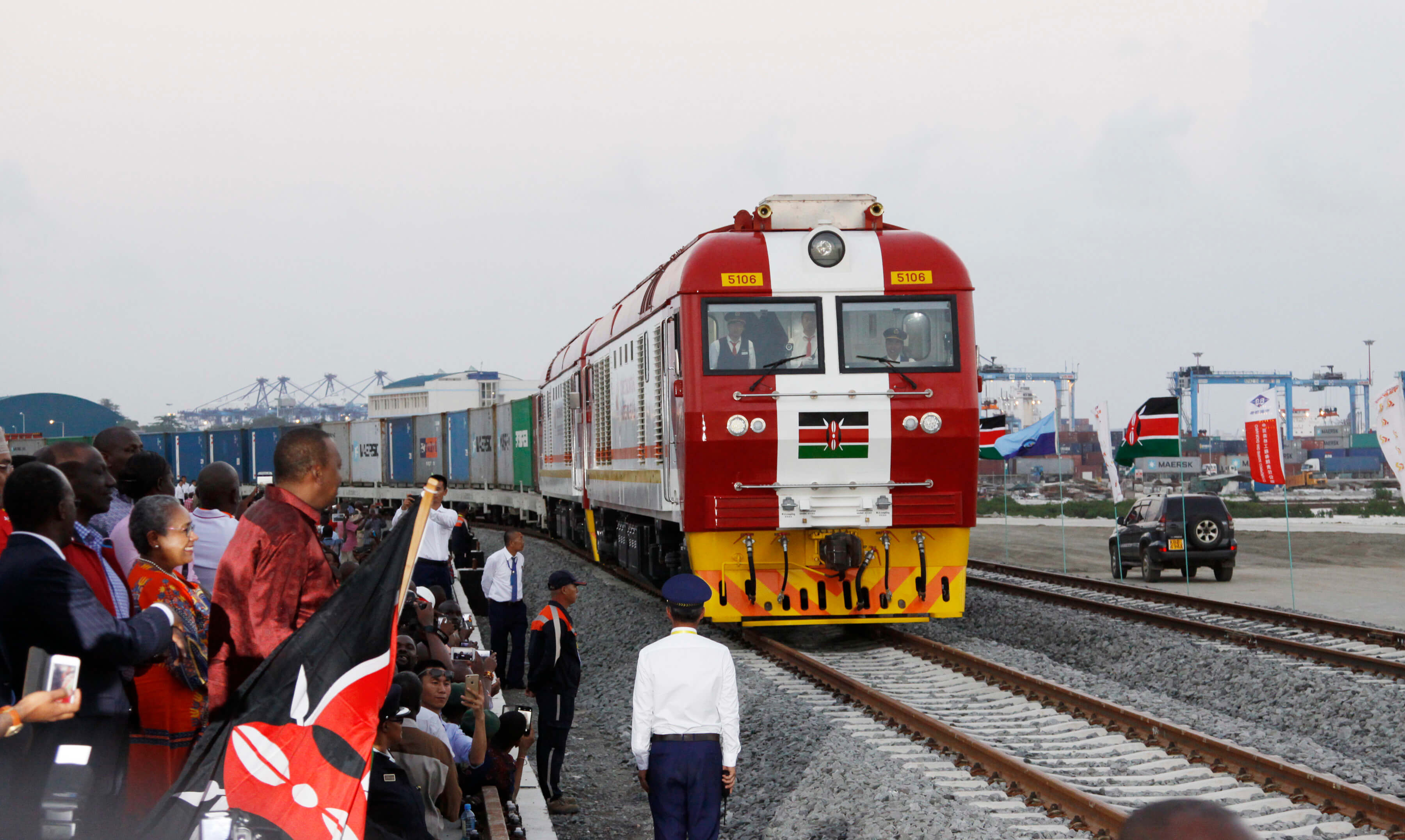 Кения Китайская железная дорога