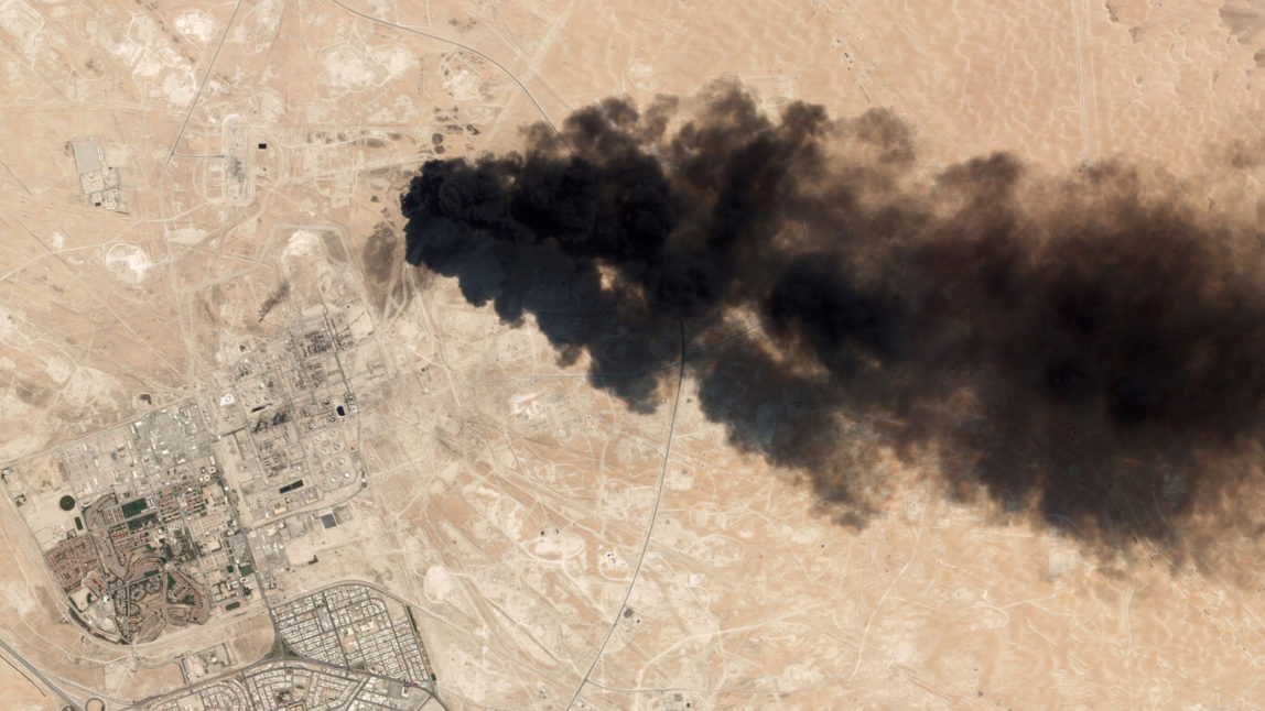 How Holes in the Burning Saudi Oil Fields Narrative Could Draw the US Into a War With Iran