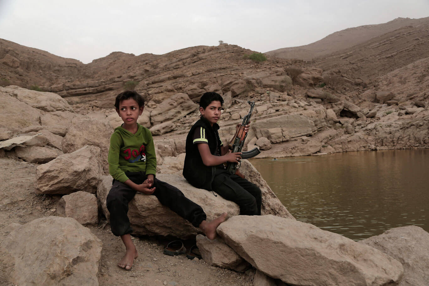 Йеменские дети-солдаты