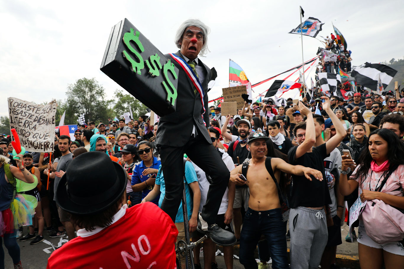 Foto de largometraje de protestas en Chile