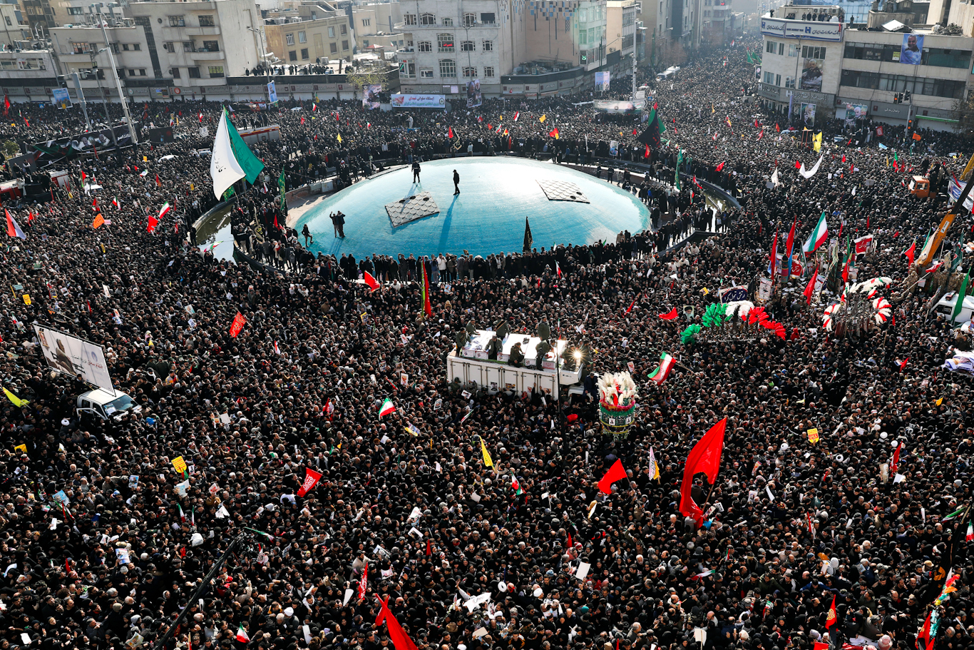 Iran Soleimani protest