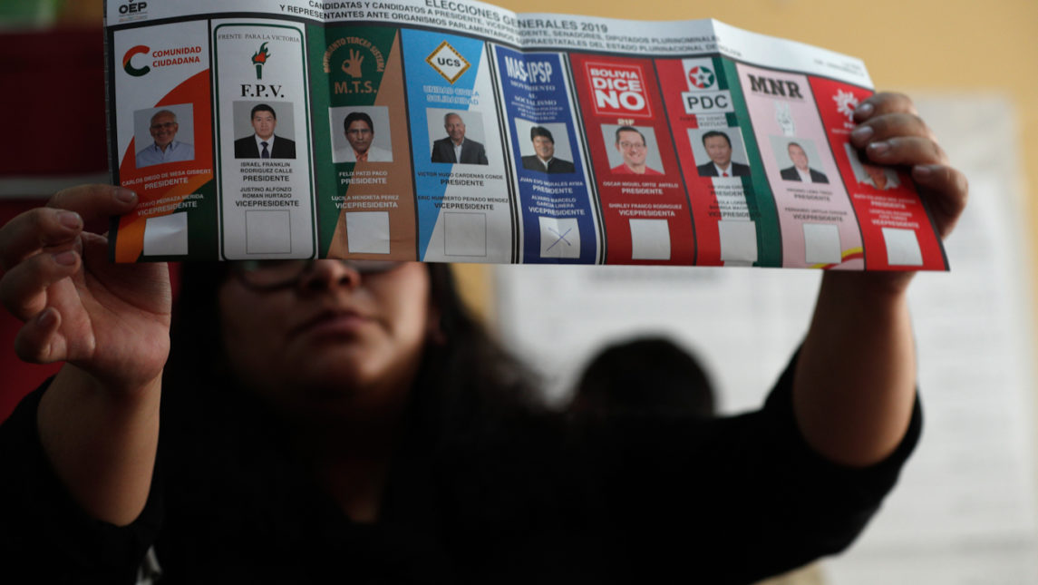 在支持致命政变的几个月后，WaPo承认玻利维亚的选举是干净的