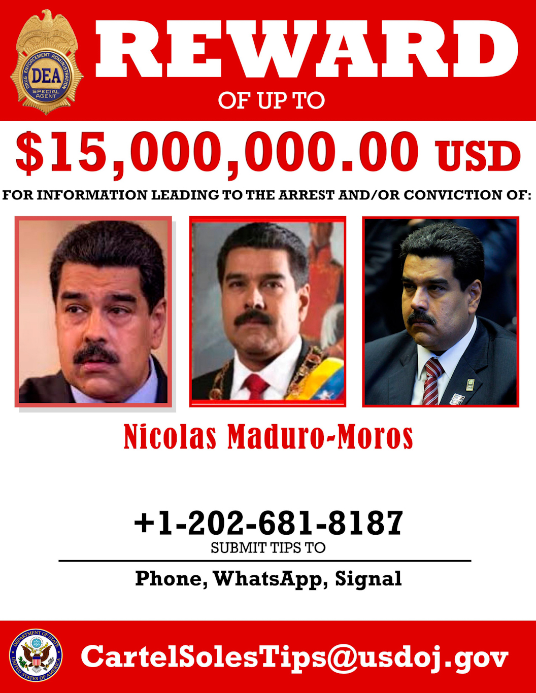 Maduro quería póster