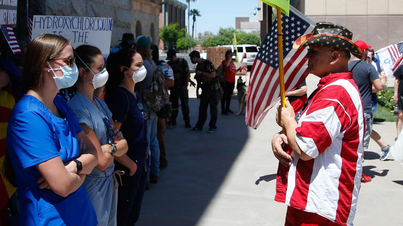 Coronavirus protest photo of the day