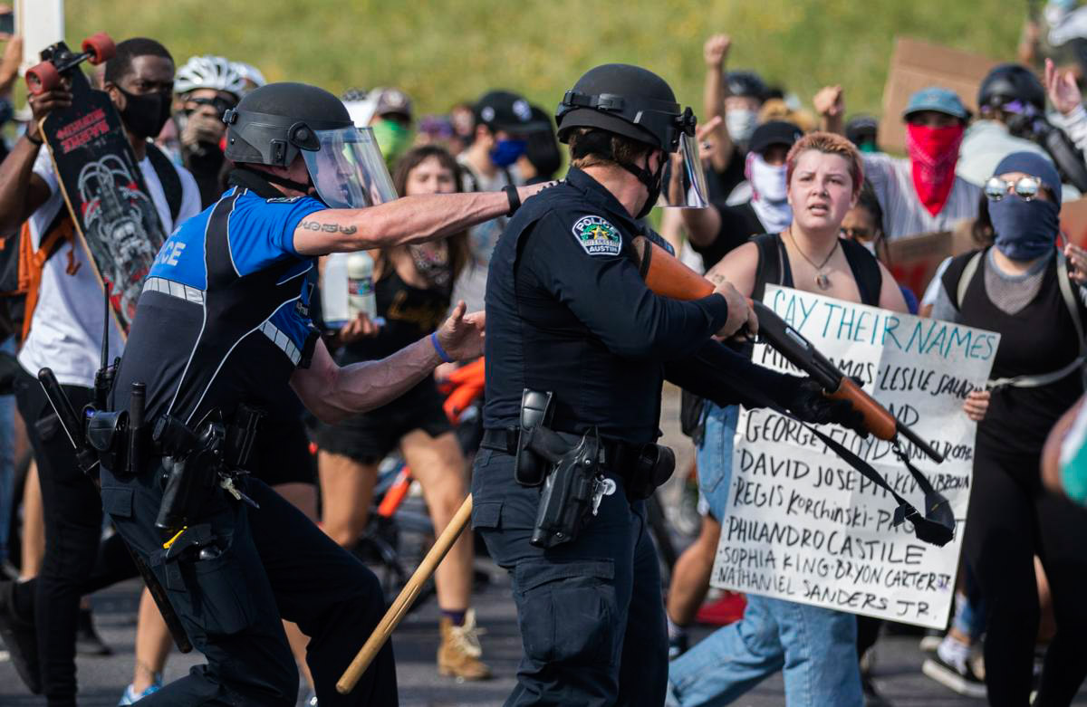 Protesta de la policía de Austin