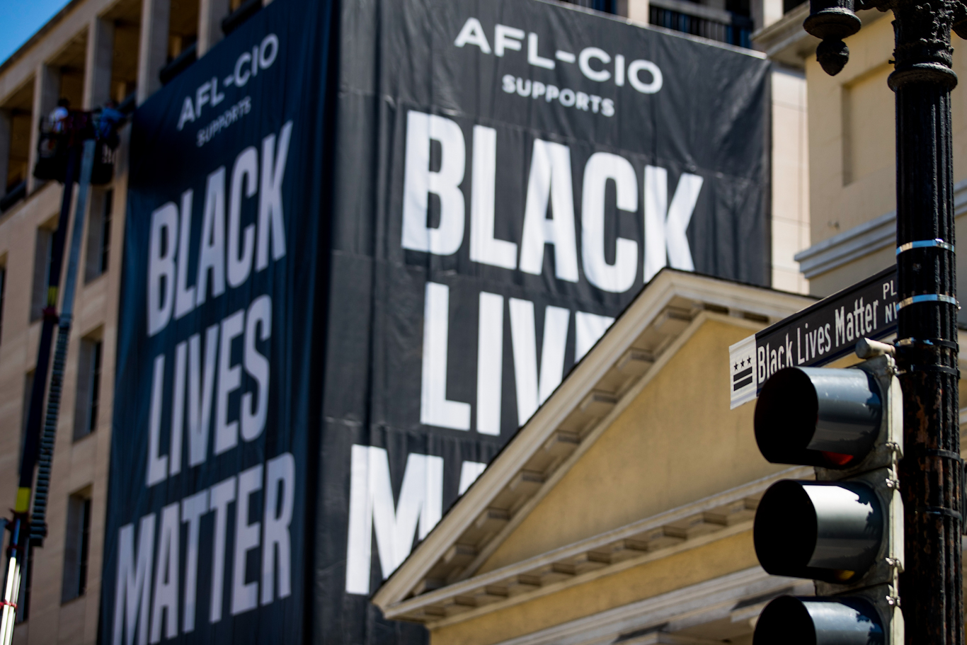 Black Lives Matter Banner