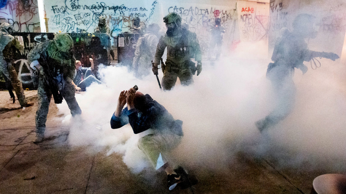 Portland protests photo of the day