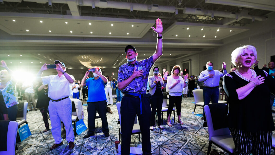 Christian Nationalists and Christian Zionists March Lockstep to Secure Another Four Years for Trump