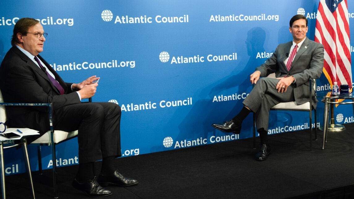 Defense Sectary Visits Hawkish Atlantic Council to Announce US Troop Buildup on Russia Border