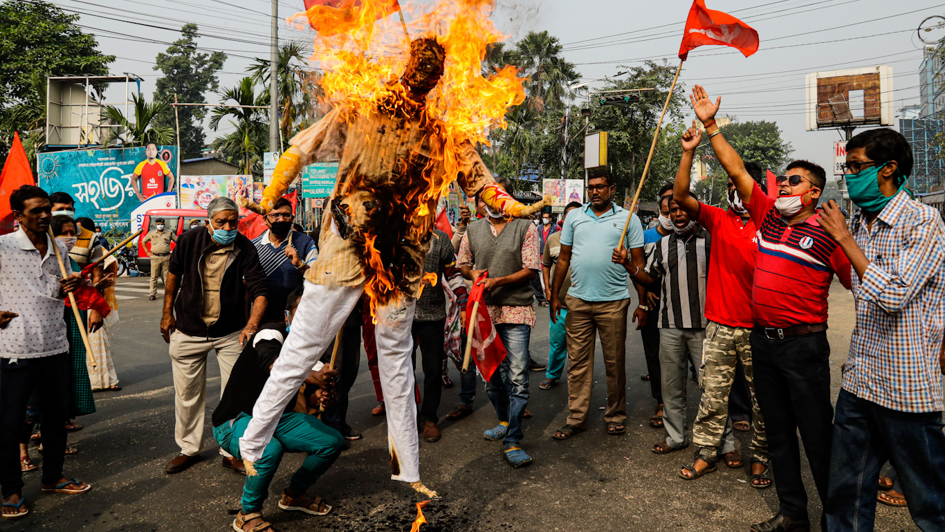 India Farmer Protests photo of the day