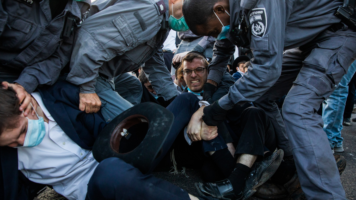 Orthodox Jews Protest photo of the day