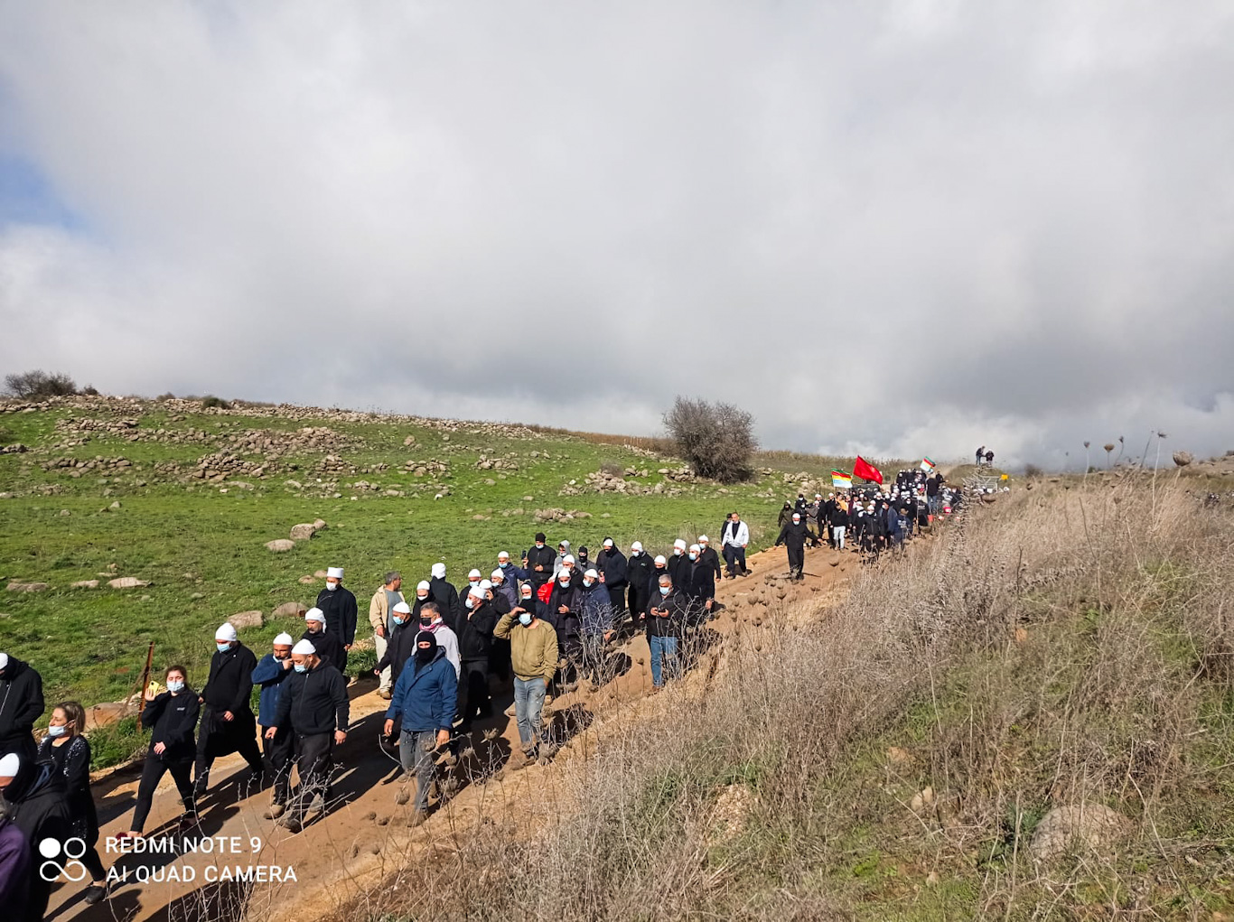 farmers peacefully protest against Energix