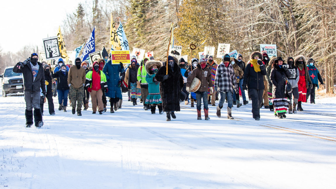 Line 3 protest Feature photo