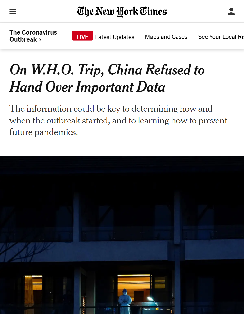 New York Times Wuhan