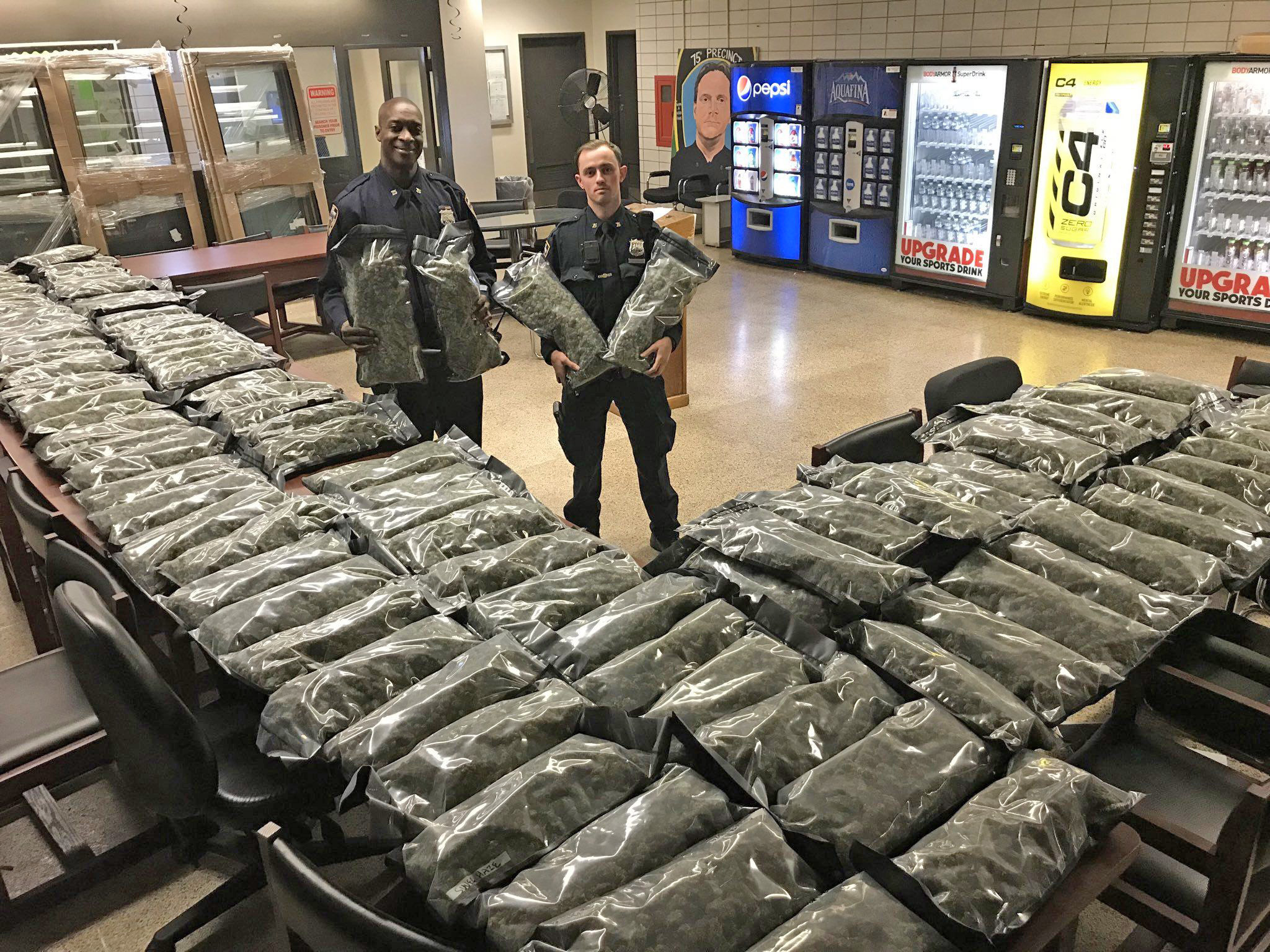 Marihuana de la policía de Nueva York