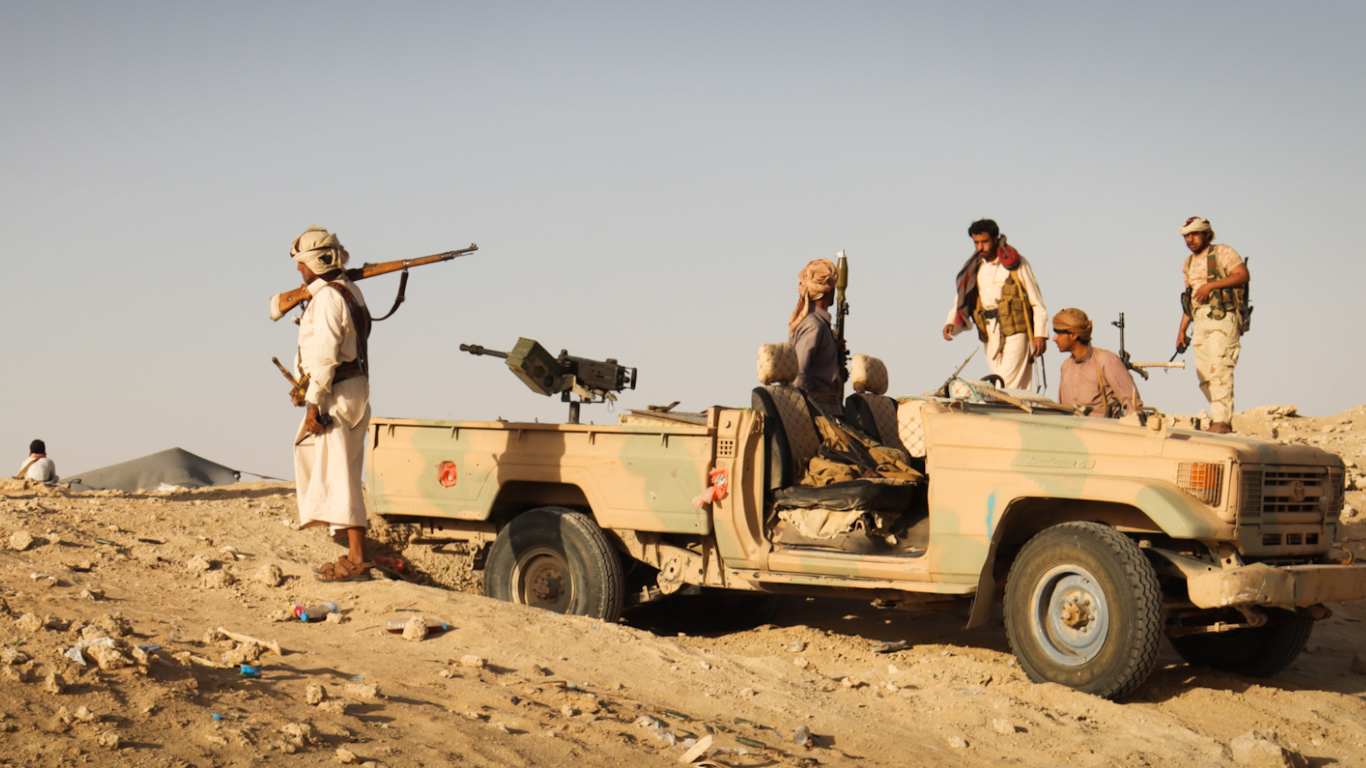 Houthis in Marib Yemen