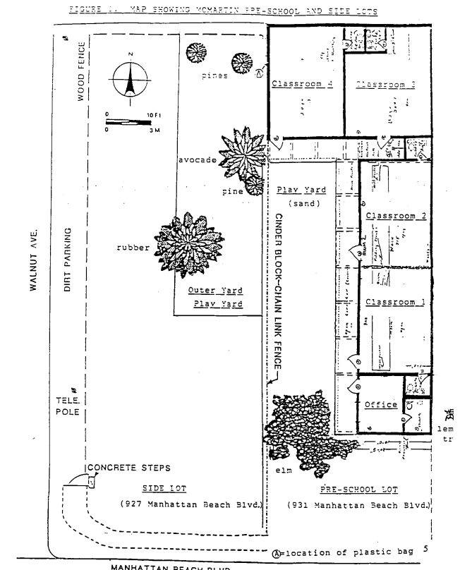 FBI McMartin Preschool Map