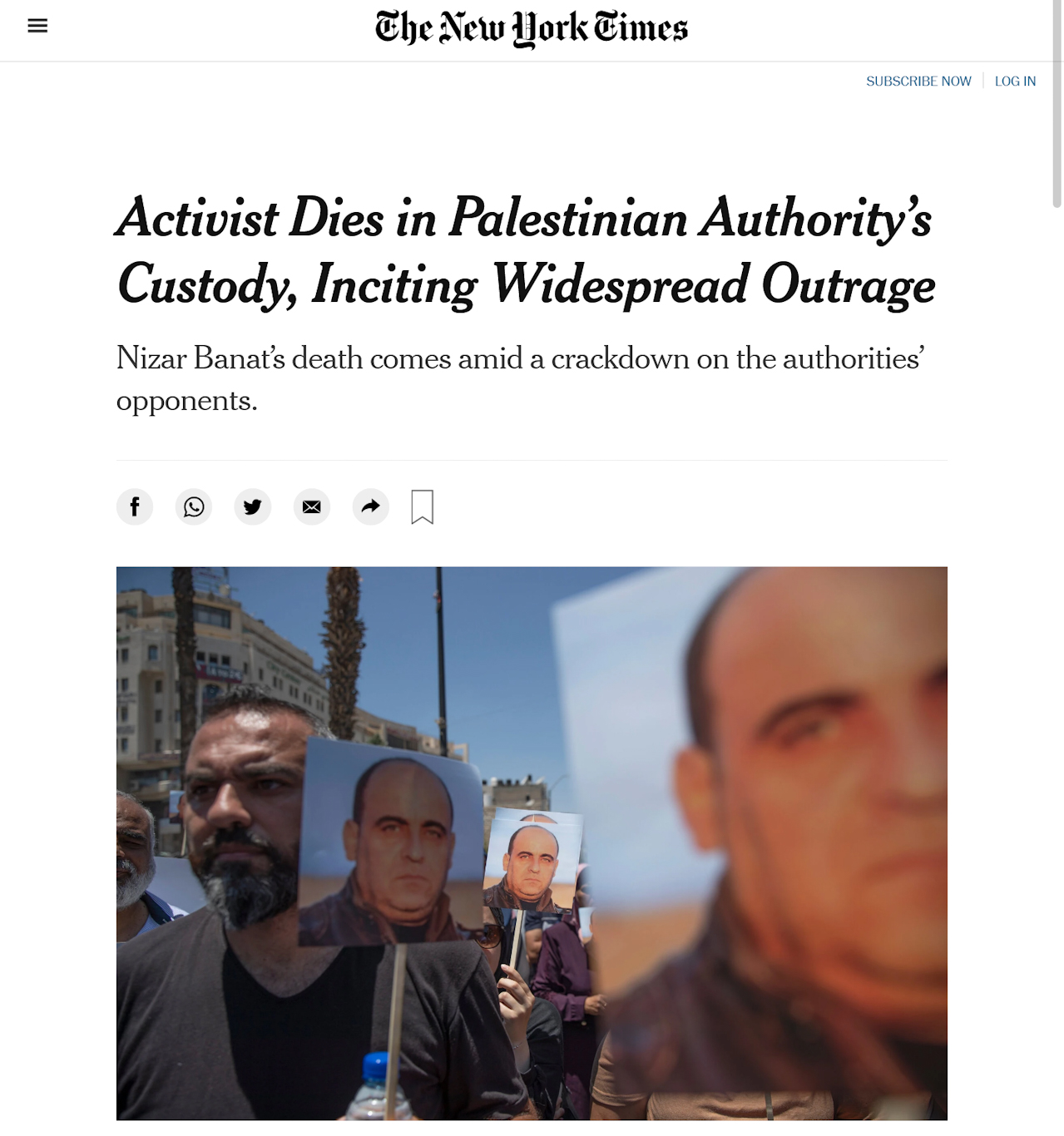 A staunch defender of Israel, the NYT was quick to denounce the PA's misdeeds