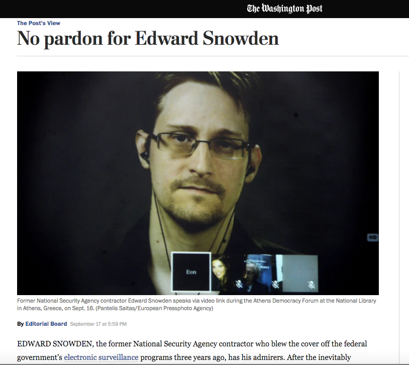 WaPo Snowden