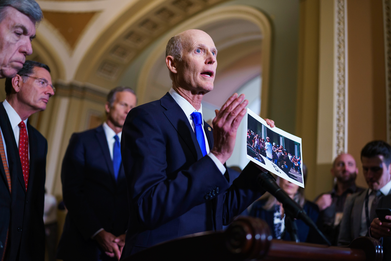 Rick Scott Cuba protests