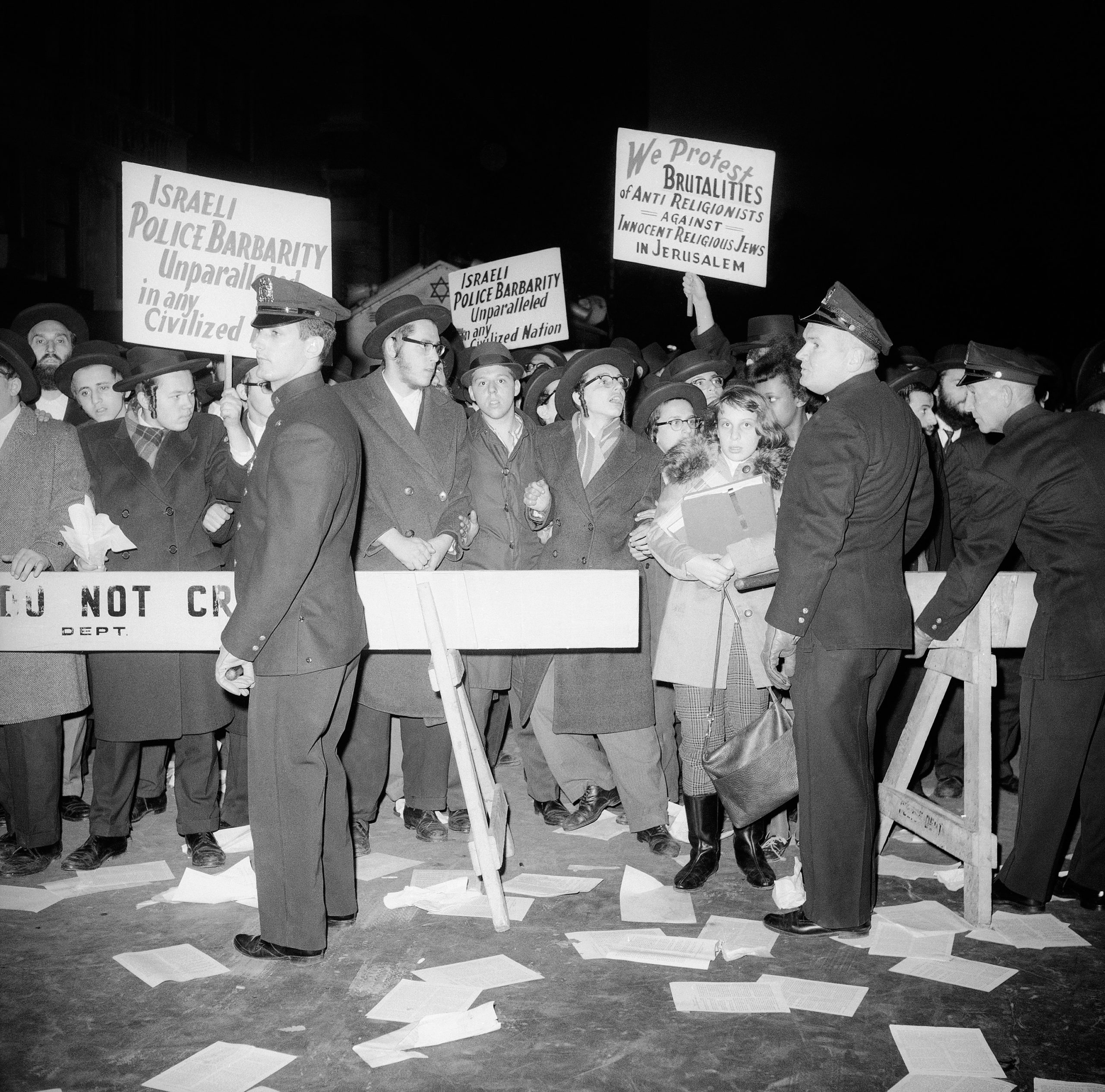 Orthodox Jews protest Israel