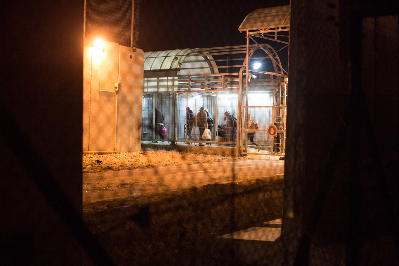 Eyal checkpoint Israel