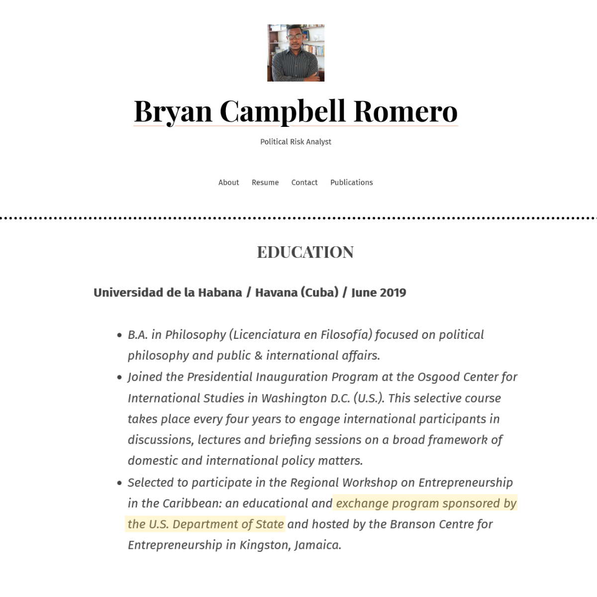 Bryan Campbell Romero 