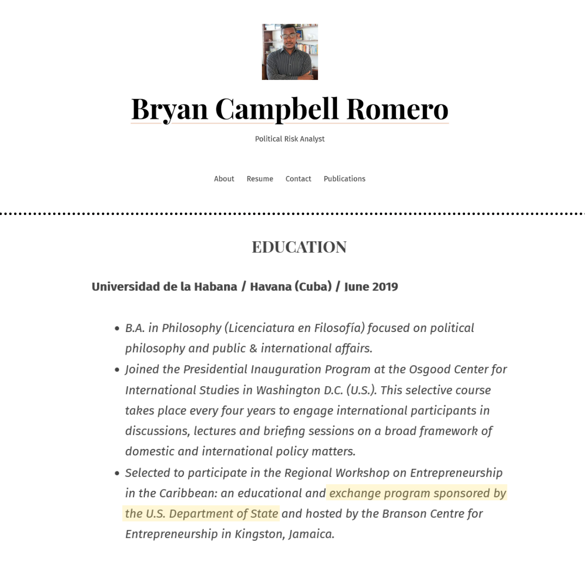 Bryan Campbell Romero