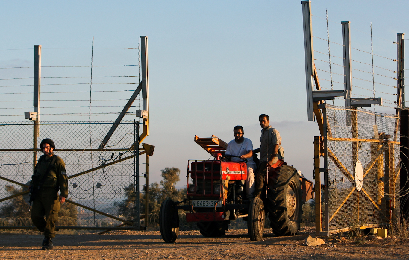 Agricultores palestinos